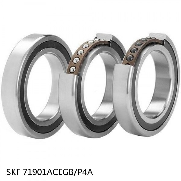 71901ACEGB/P4A SKF Super Precision,Super Precision Bearings,Super Precision Angular Contact,71900 Series,25 Degree Contact Angle